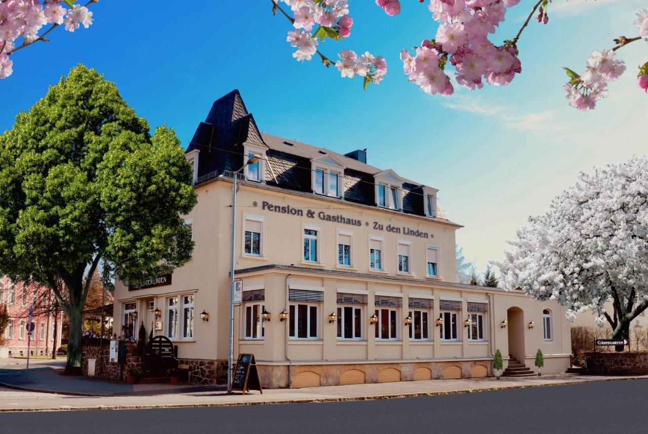 Zu Den Linden - Radebeul Pension Mit Restaurant Екстер'єр фото